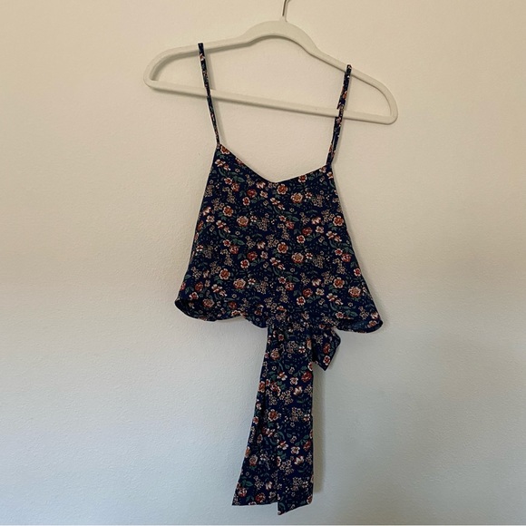 E Hyphen World Gallery Floral Camisole with Bow Back Detail - Picture 1 of 5